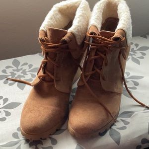 Nautica winter wedges